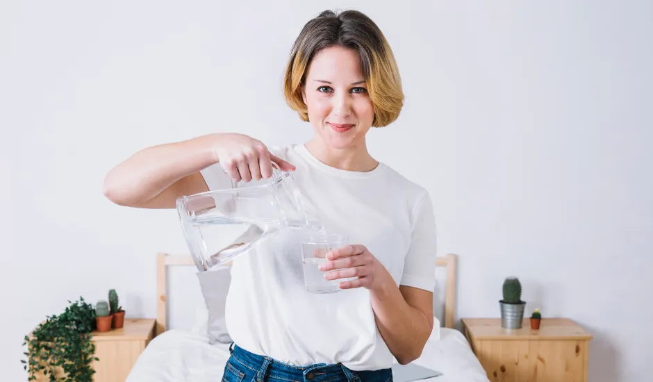 Trinken Sie viel, um einer Grippe vorzubeugen