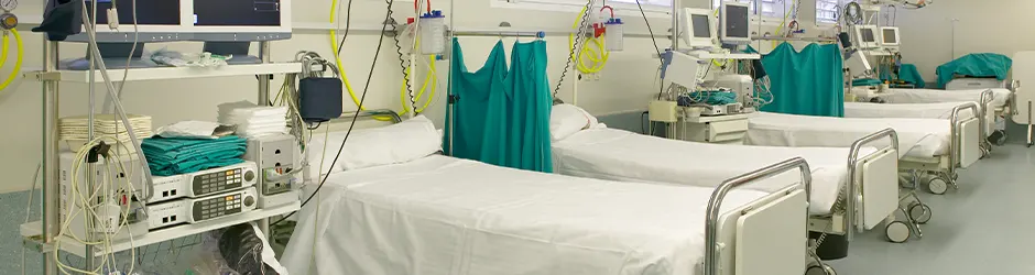 Allgemeine Intensivstation und Abteilung für fortgeschrittene Lebenserhaltung des Egemed-Krankenhauses