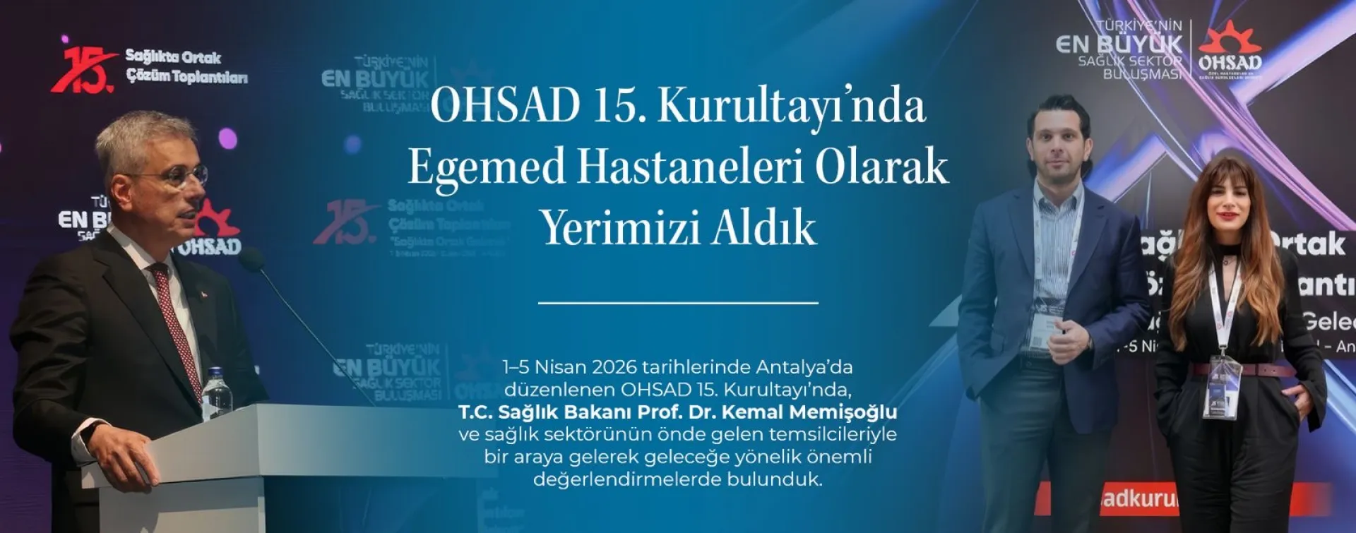 Egemed auf dem 15. Kongress der Ohsad...